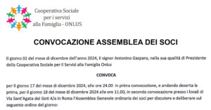 CONVOCAZIONE ASSEMBLEA 2024